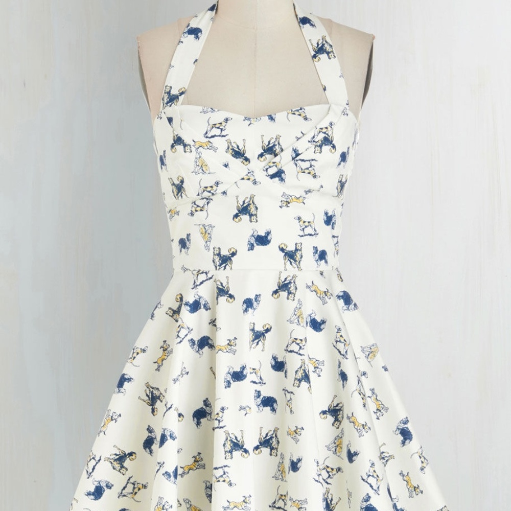 Traveling Cupcake Truck Dress in Dogs - Size Small